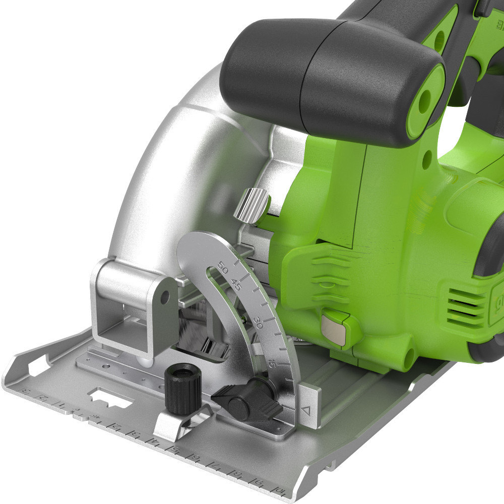 Пила дисковая аккумуляторная GREENWORKS GD24CS165 24 V без акк и з/у   1501607