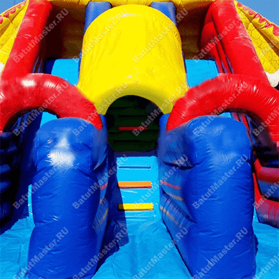 Надувная горка "Курочка ряба"