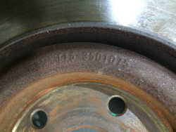 Диск тормозной колодки передние Chery Tiggo 8 Pro 21-нв Б/У Оригинал 204000997aa