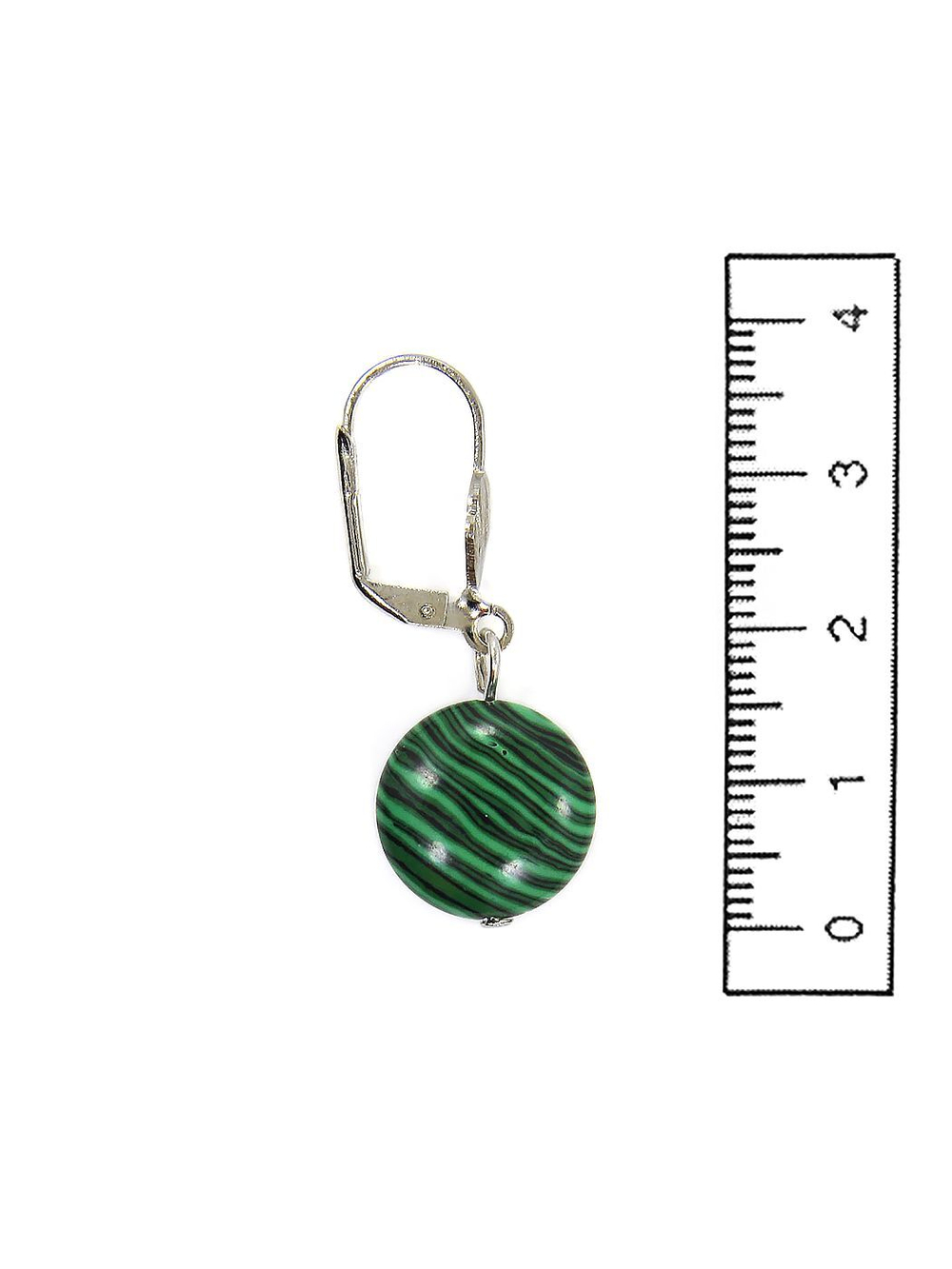 Серьги из Малахита mase001-kr