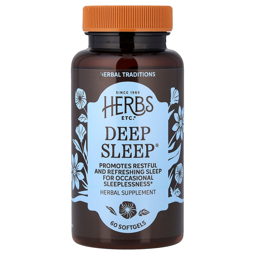 Herbs Etc., Deep Sleep®, 60 капсул (400 мг в каждой)
