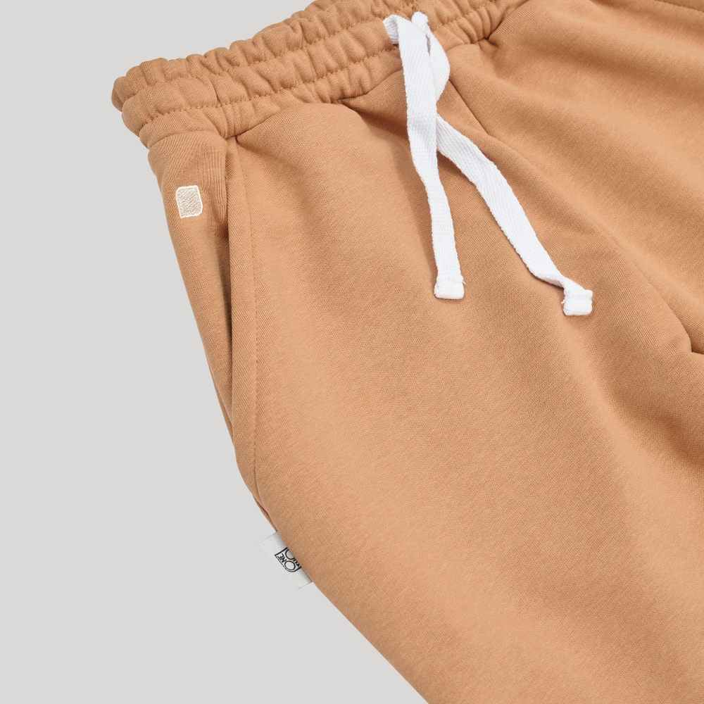 Wide Sweatpants LOGO Macchiato