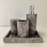 Набор из мрамора 5 предм SEA Set Grey NM-63758 прямоуг 85