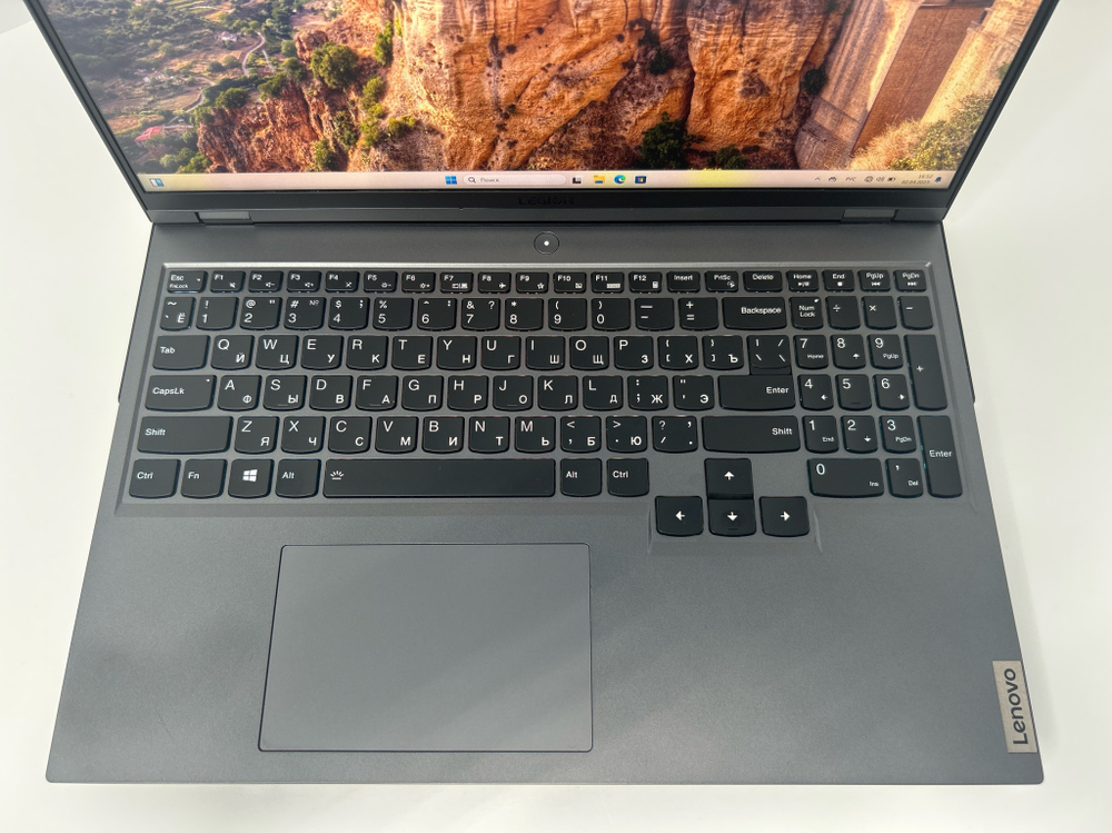 Ноутбук Lenovo Legion 5 Pro 16ACH6H (82JQ000TRK) 16"/AMD Ryzen 7 5800H/RAM 32GB/SSD 1024GB/GeForce RTX 3060 6GB/2560*1600/IPS/DOS/Подсветка кл-ры: RGB/черный. Состояние: C1