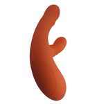 Коралловый вибратор-кролик 27см с ротацией Amovibe Vibella Rabbit Vibrator