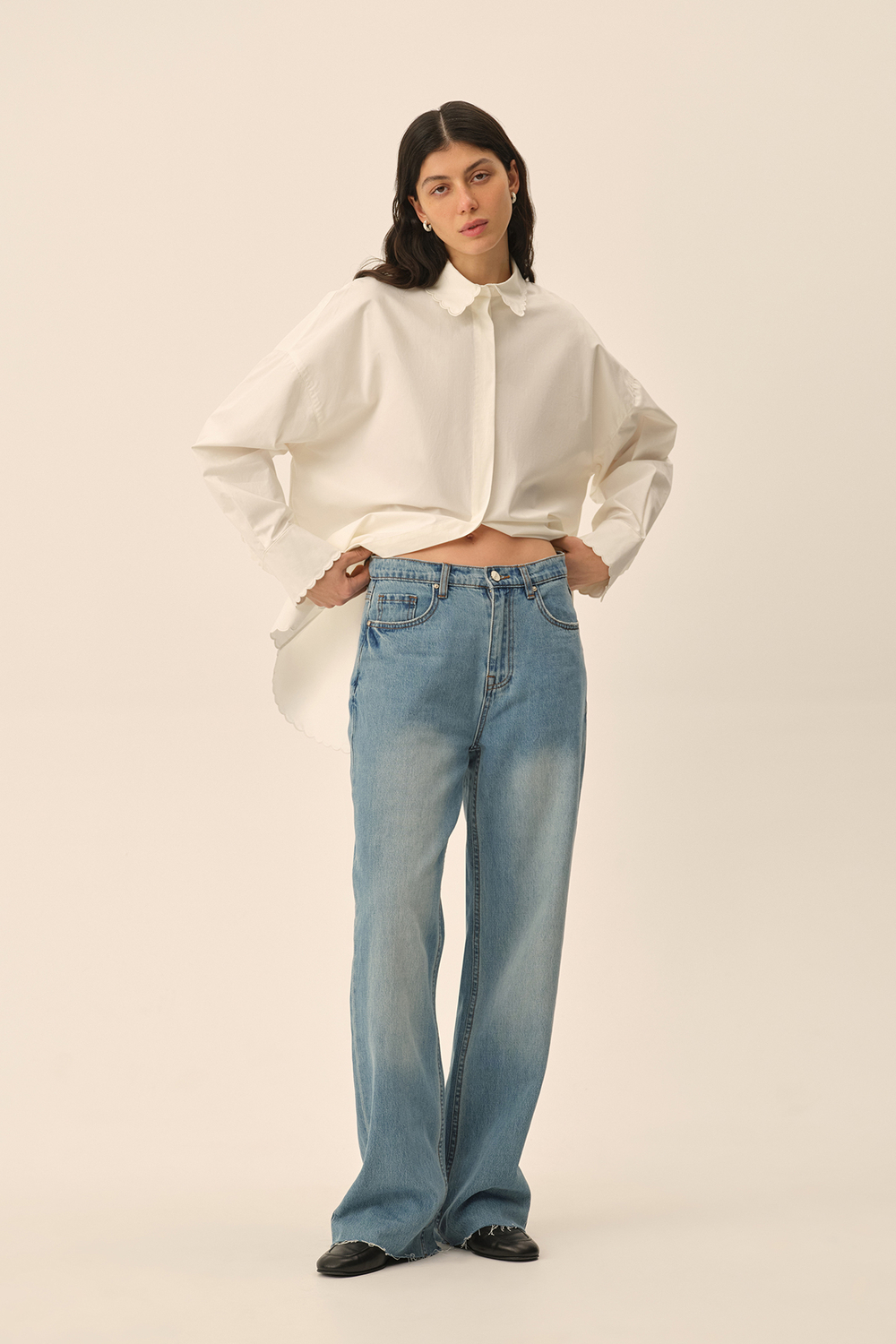 Джинсы (Утро после свиданки), голубые