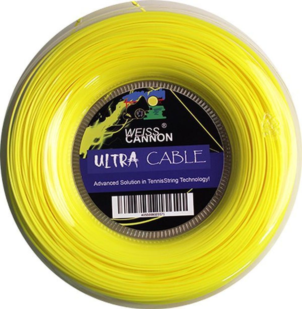 Теннисные струны Weiss Cannon Ultra Cable (200 m) - желтый