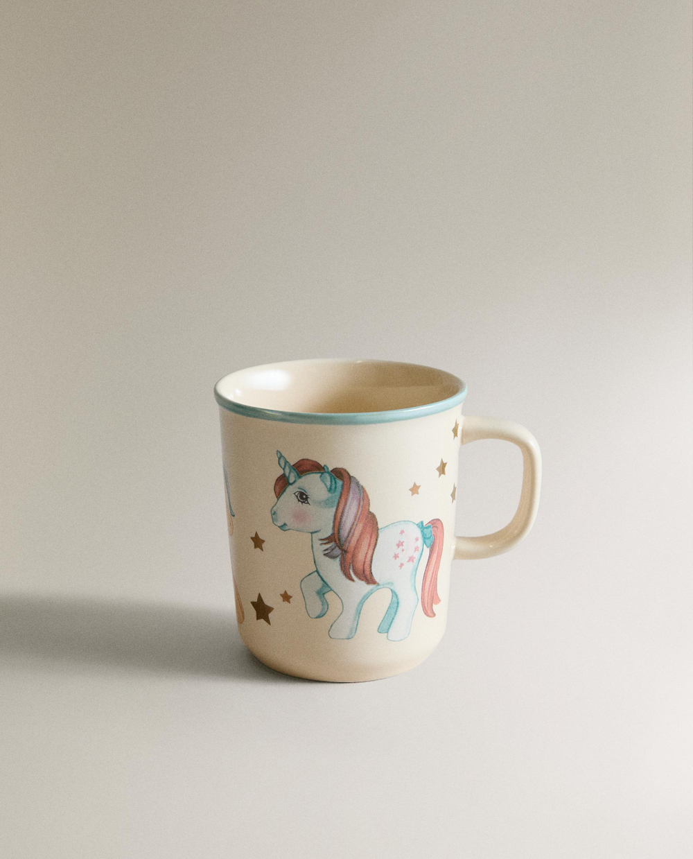 Zara Home кружка из фарфора, цвет разноцветный, 11 см