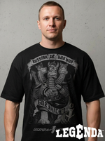 Футболка оверсайз LEGENDA Горыныч черная