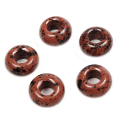 Бусина-шарма обсидиан асс.