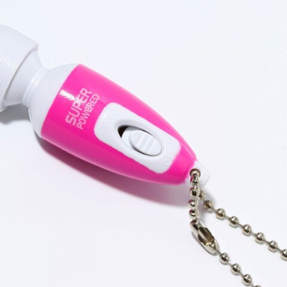 Вибратор - брелок розовый (5х2,5 см.)