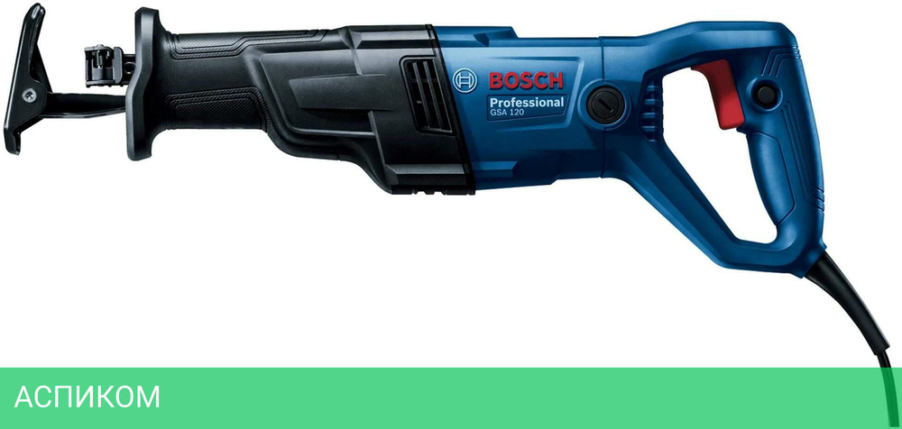 Сабельная пила Bosch GSA 120 + 1 пильное полотно (0.601.6B1.020)