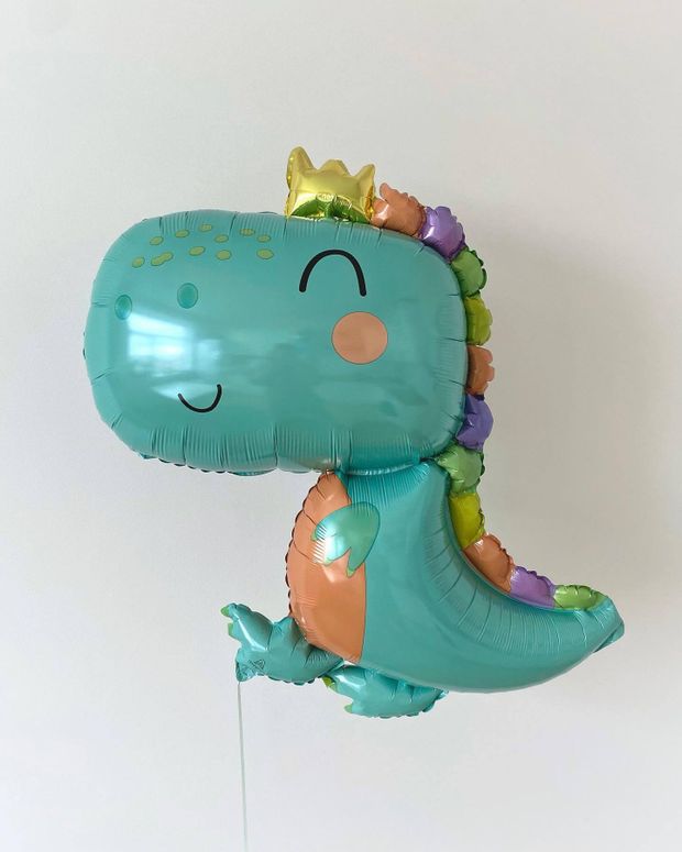 AN Шар фигура "Динозаврик Малыш" 30"/76 см х 31"/78 см (БГ-34)