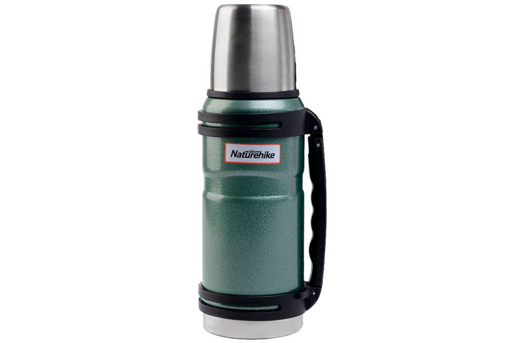 Термос NATUREHIKE Outdoor Stainless Steel Vacuum Flask 1л #Forest green