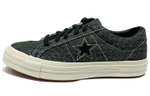 Converse one star Wear Resistant Anti-Slip Low Canvas Shoes Male and Female Black