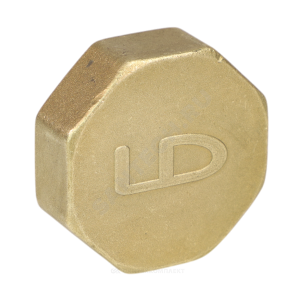 Заглушка латунь Ду 20 (3/4") ВР LD LD.65.504.20