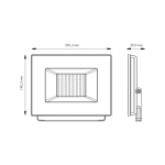 Прожектор Gauss LED Elementary 50W 4475 lm IP65 4000K черный  613100250