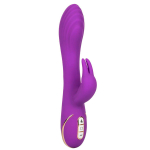 Фиолетовый вибратор-кролик 21,5см с функцией нагрева California Exotic Novelties Jack Rabbit Signature Heated Silicone Rotating SE-0609-55-3