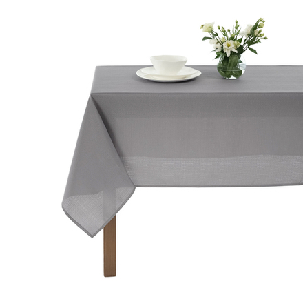 PROVANCE Бейкери Скатерть текстильная 140х230см лён с водоотталкивающей пропиткой, 100% пэ, серый