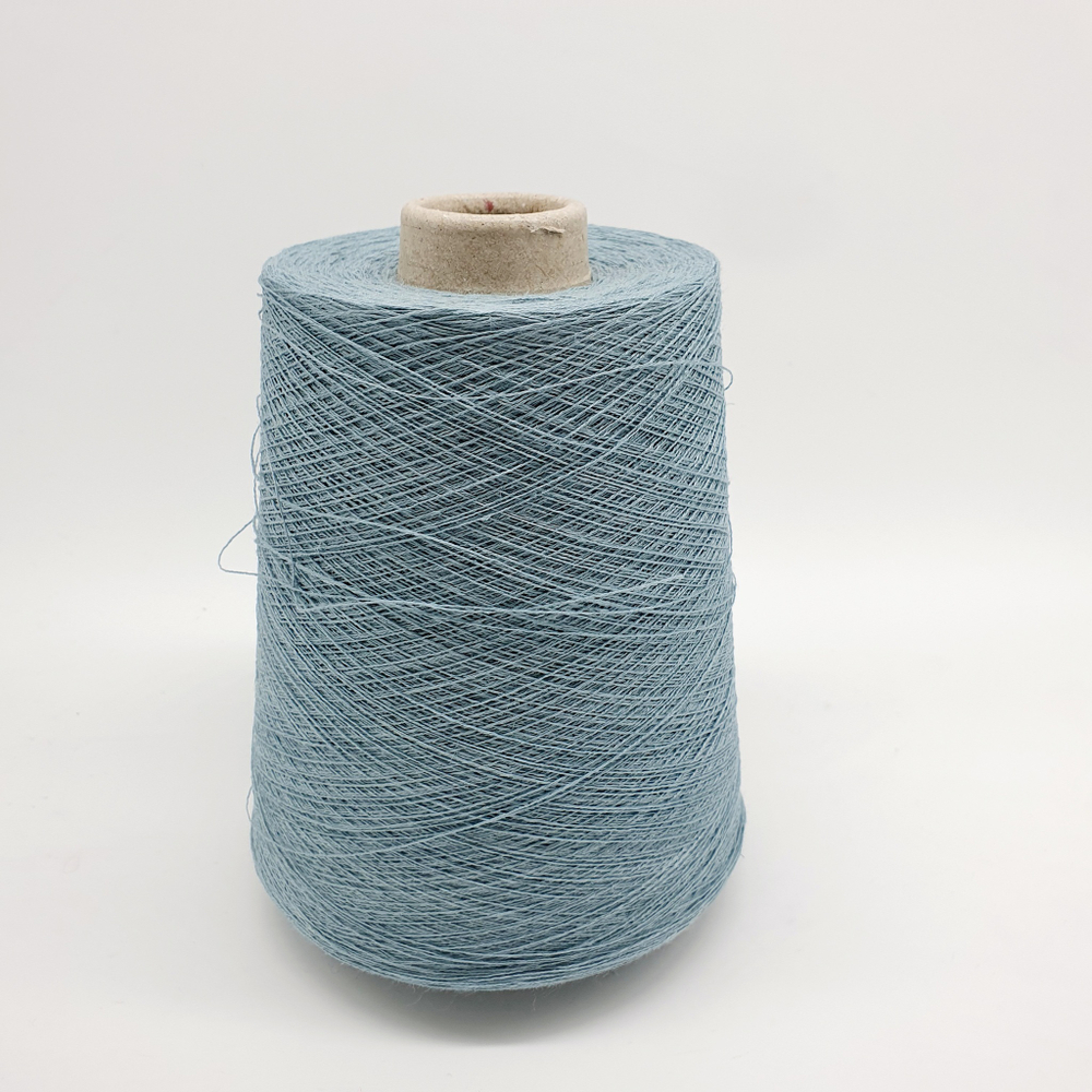 Пряжа TOSCANO Toscolino/2 (100% лен) 2/26,  1300 м/100 гр, Аквамариновый Крайола