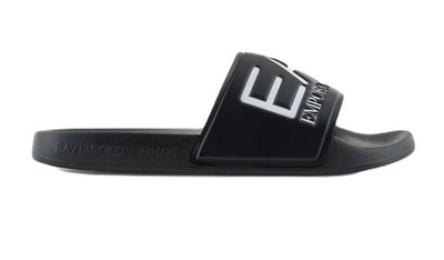 Сланцы EA7 Unisex Plastic Shoes Beachwear - Black