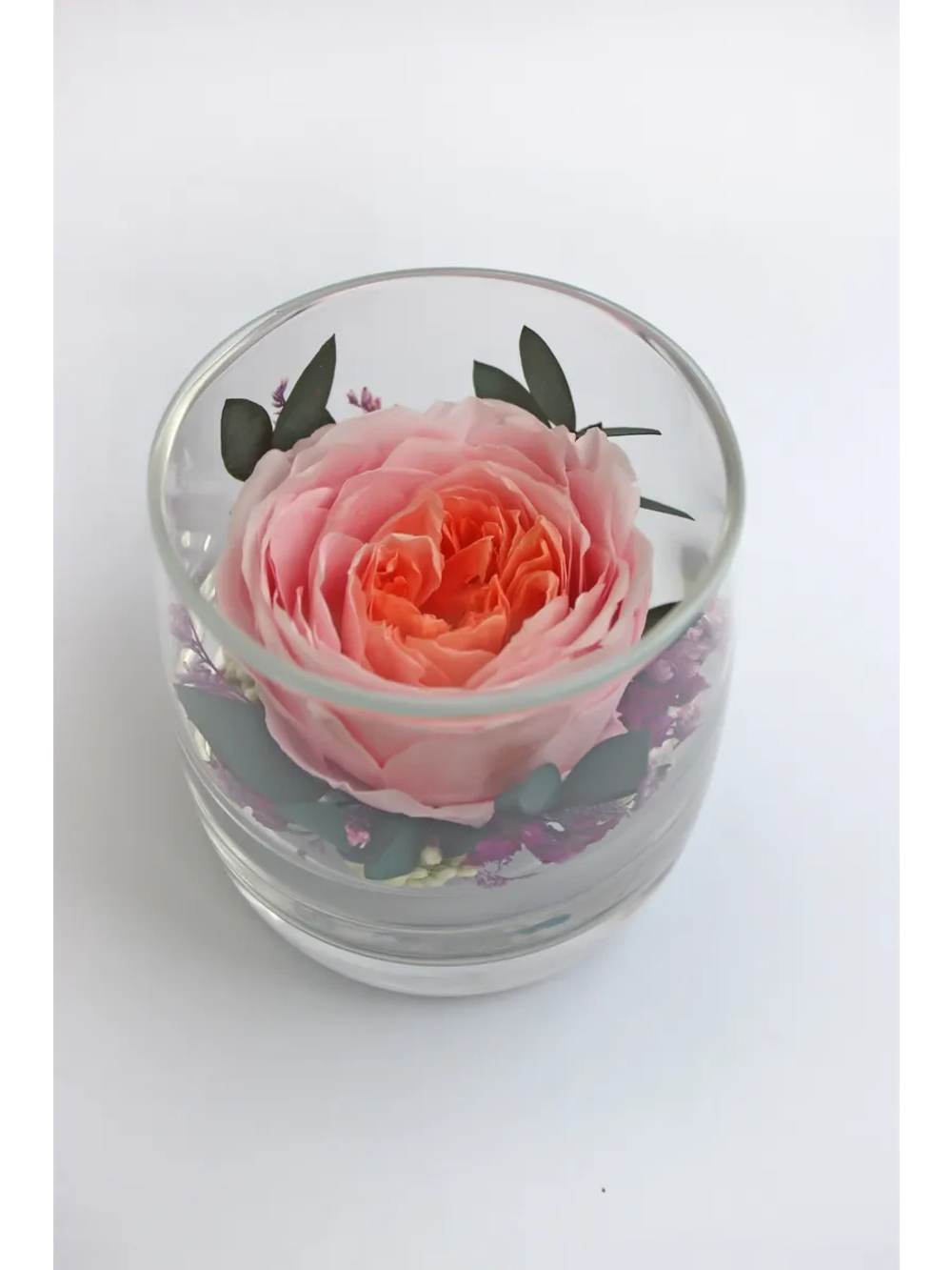 натуральный пион в стекле, вакуум*