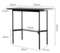 Барный стол Mont, 120х60х104 см, черный
