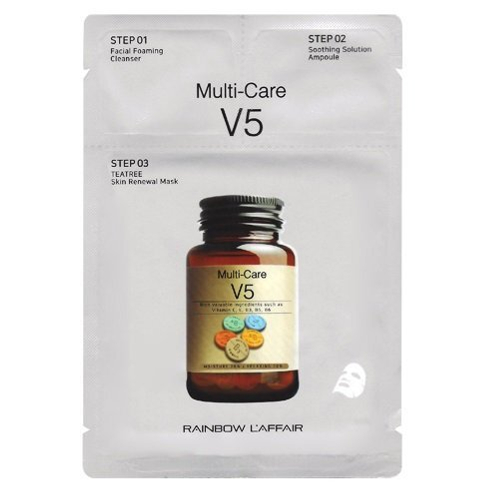 Маска с экстрактом чайного дерева RAINBOW L'AFFAIR Teatree Skin Renewal Mask, 30 мл