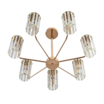 8347/7 CLASSI золото/прозрачный, металл/хрусталь Люстра потолочная E14 7*40W 220V FAVLA