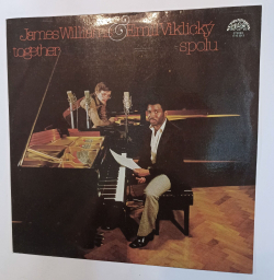 Винтажная виниловая пластинка LP James Williams and Emil Viklicky Together Spolu (Чехословакия 1982)