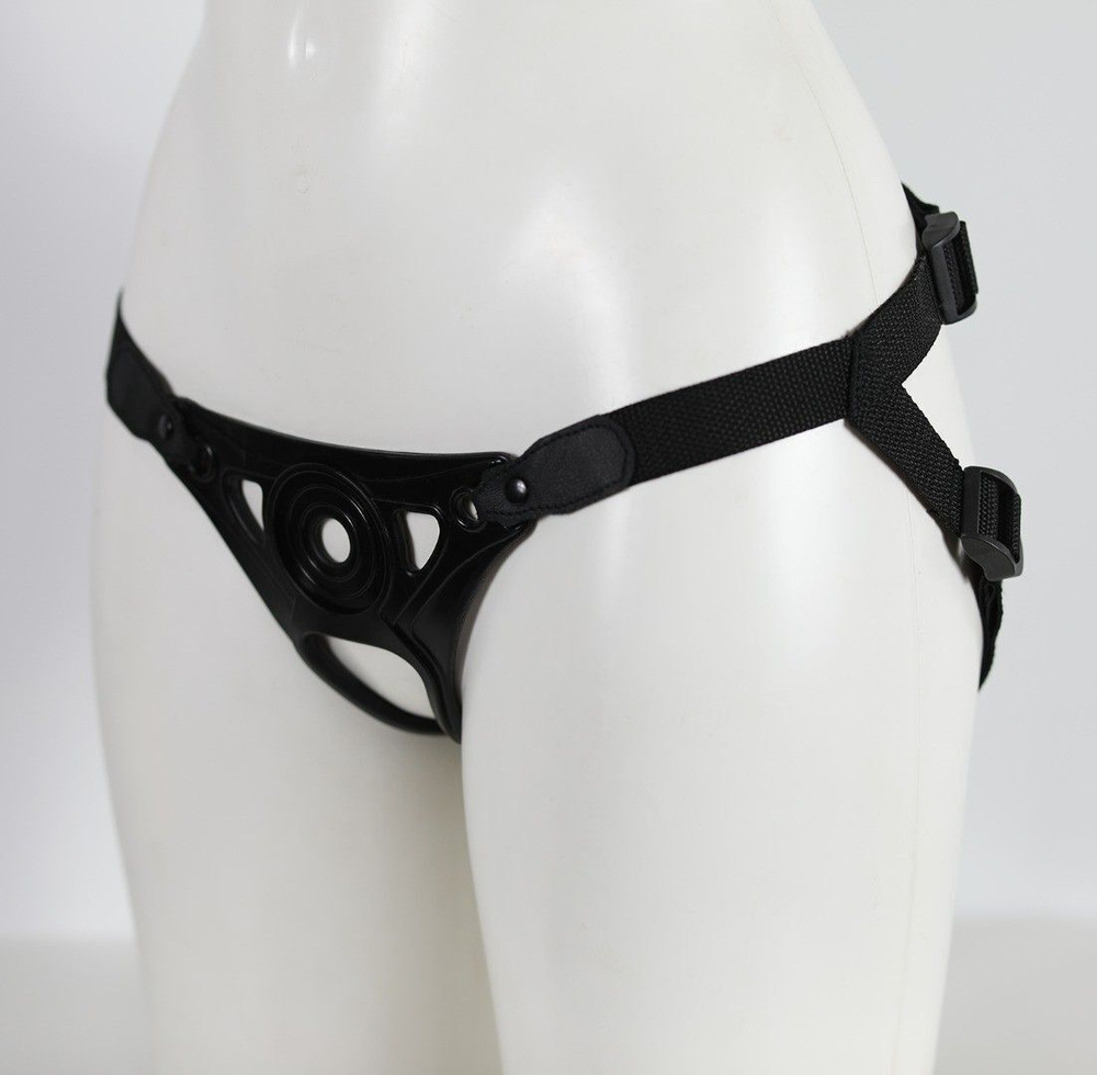 Черный пояс унисекс с коннектором (Цвет: черный)