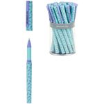 Ручка шариковая Greenwich Line "Pattern lavender" синяя, 0,7мм, игольчатый стержень, грип, софт-тач