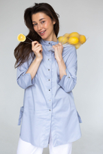 Халат женский м178 toray стретч серый29