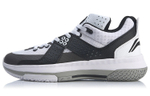 LiNing Li Ning City 5 Wade series non-slip wear-resistant low-top basketball shoes black and white gray