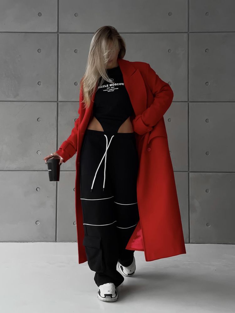 Пальто двубортное Ruby