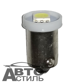 Светодиод 12V T 8   1SMD 5050 WHITE (цок.) белый