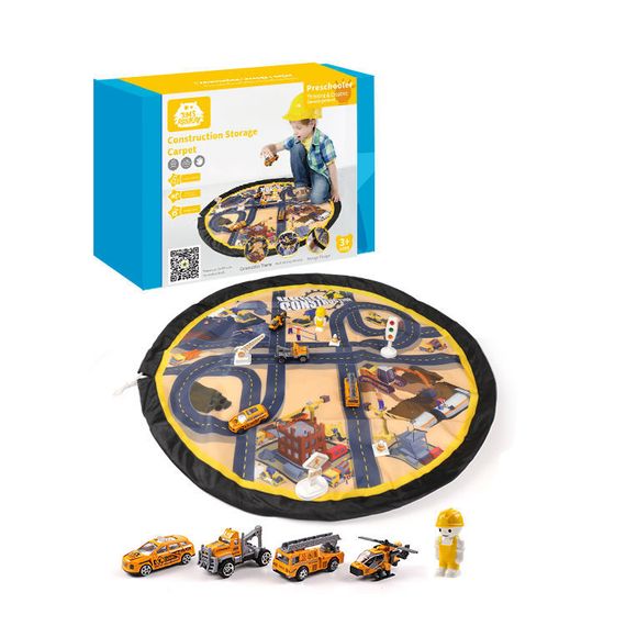 Konstruktor / Конструктор Construction Vehicle Playset Storage Carpet  PT70014