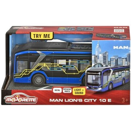 Majorette - MAN Lion's City 10 E Светозвуковой автобус 22,5 см 3743008