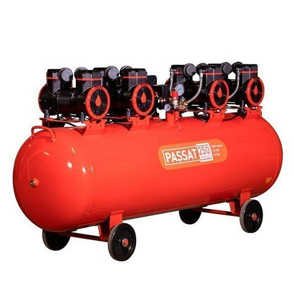 Компрессор PASSAT-250 MODULE тихий, без масл. (250л, 1000л/мин, 5.8кВт)