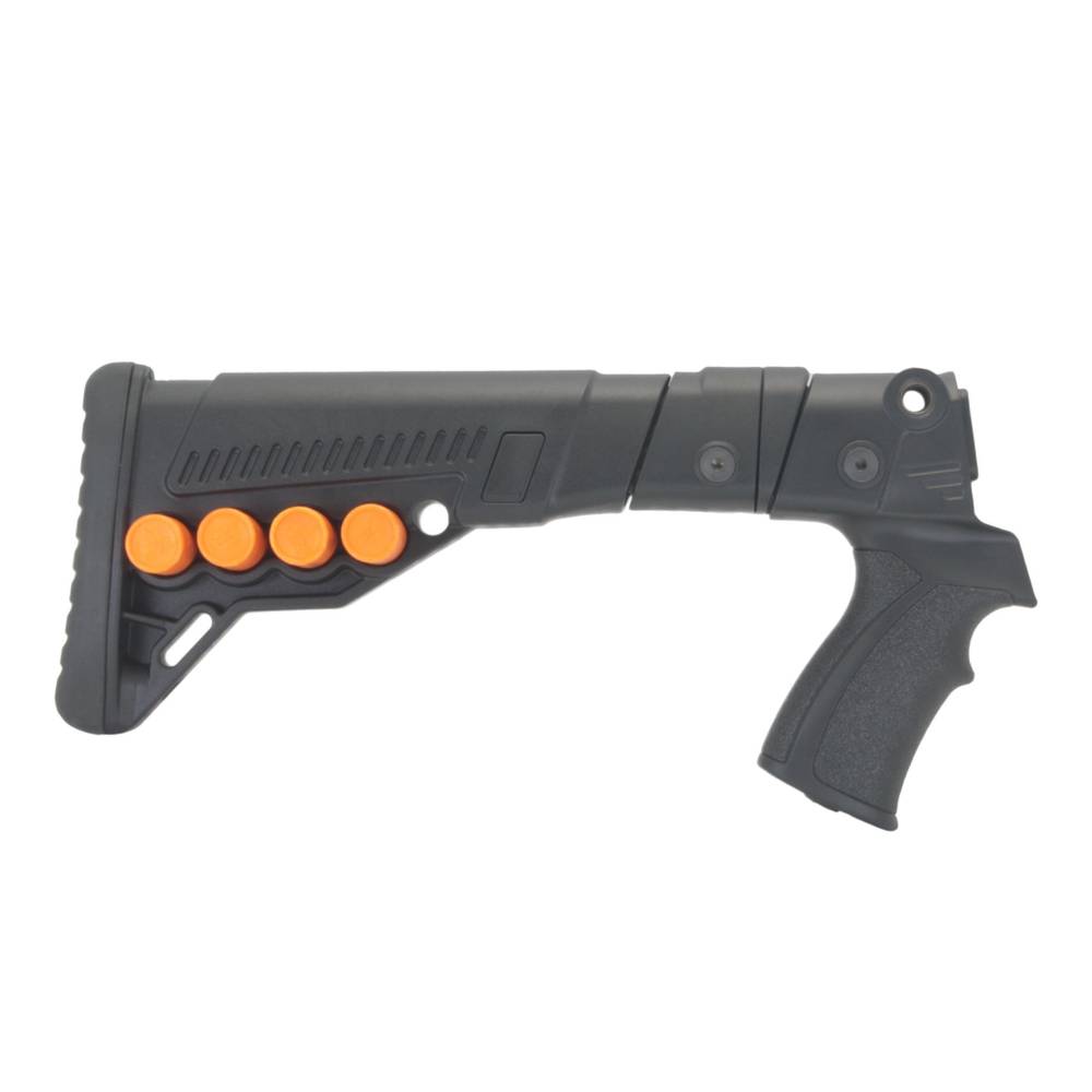 Складной приклад Бекас 12, 16, DLG Tactical. Черный