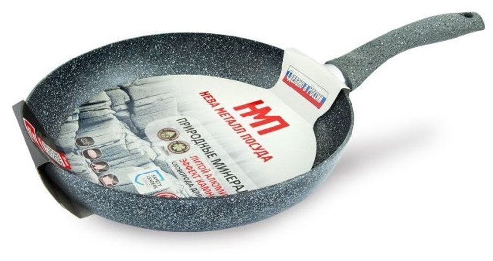 Сковорода НЕВА МЕТАЛЛ ПОСУДА Байкал 2522, 22 см