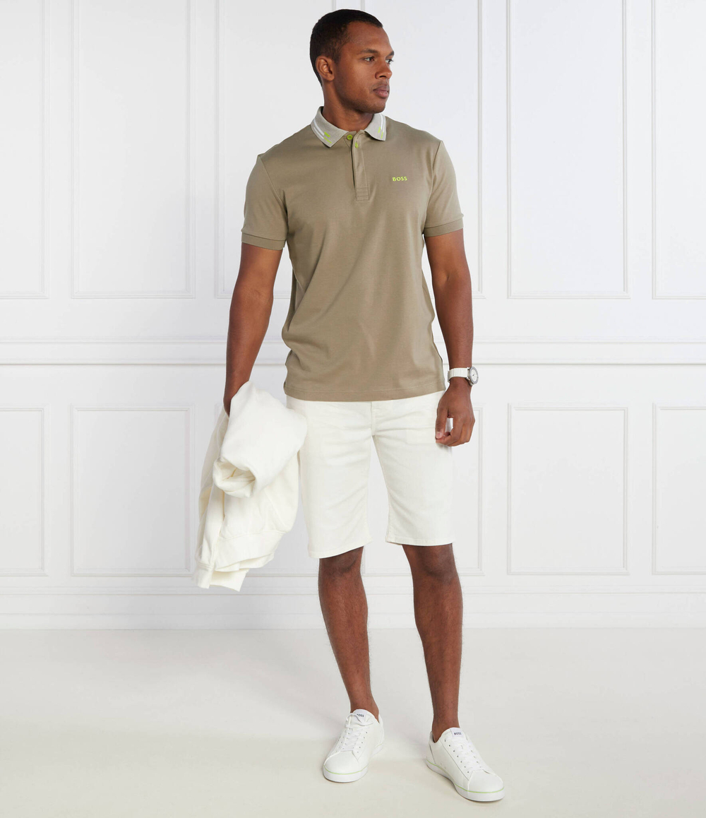 Поло Paddy BOSS GREEN - бежевый(50501217)