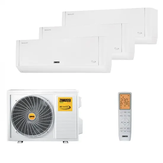 Мультисплит система на 3 комнаты Zanussi ZACS/I-09 HB-WHITE FMI2/N8/In x 3 / ZACO/I-27 H3 FMI2/N8/Out