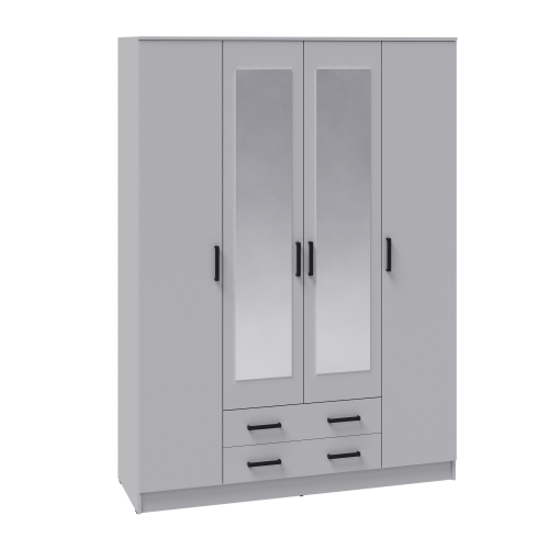 Спальня Асти шкаф 4-х ств белый