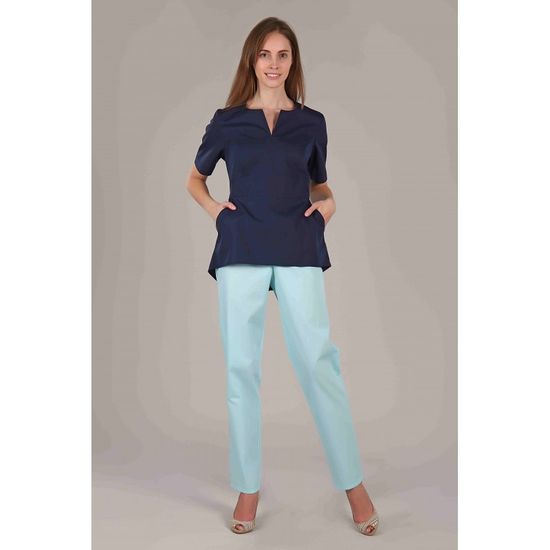 Блуза женская М-210 (черника)