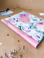 Фотоальбом на 10 магнитных листов 23х28 см, внутр. спираль flora art Пионы