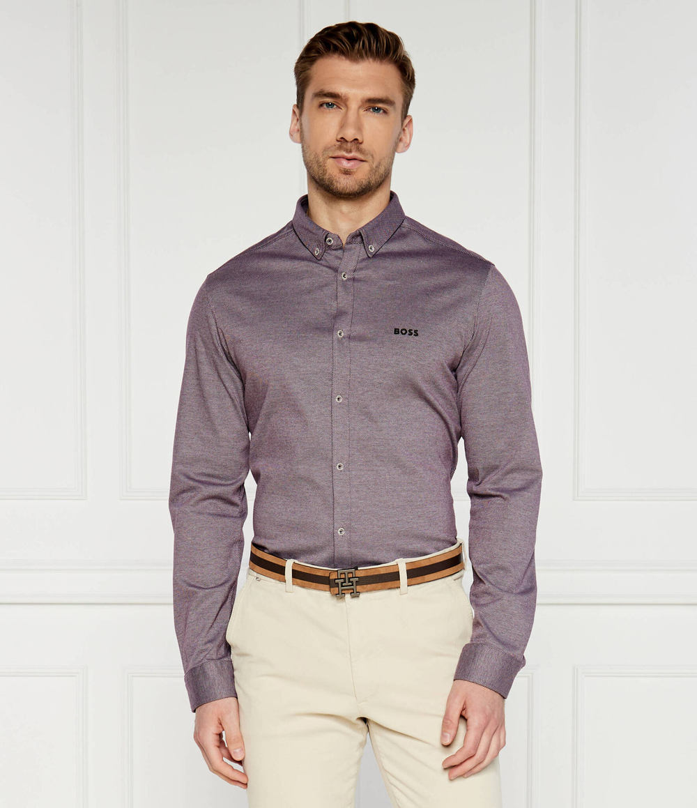 Рубашка B_Motion_L BOSS GREEN - фиолетовый(50509742)
