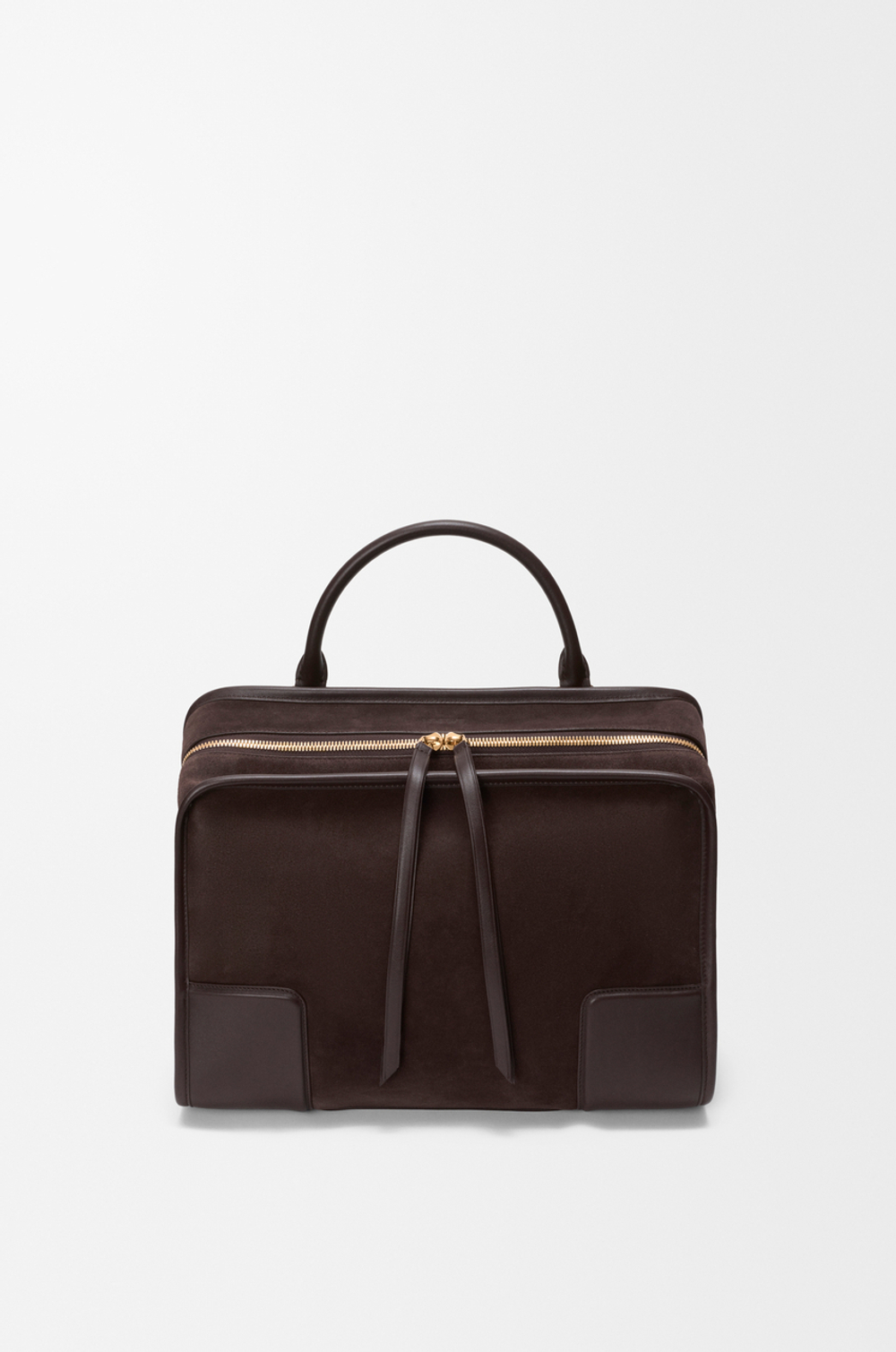 Loewe Большая сумка Amazona 180 из мягкой телячьей кожи, темно-каштановый