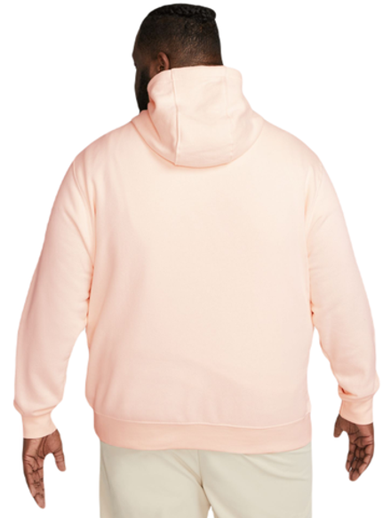 Куртка теннисная Nike Sportswear Club Fleece Pullover Hoodie - guava ice/guava ice/white