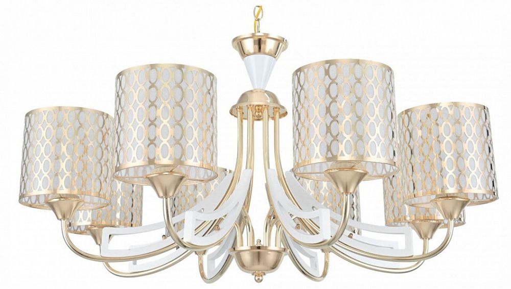 Подвесная люстра Arte Milano Florentia-3387 303387/8 Wh/Gd